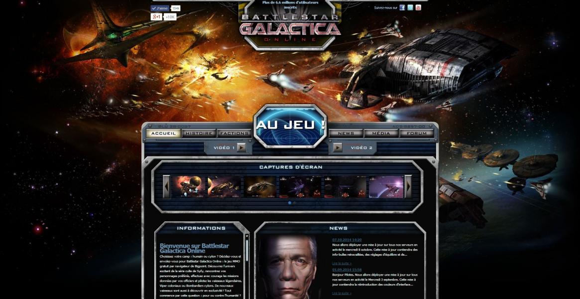 Battlestar Galactica Online (Jeux Officiel)